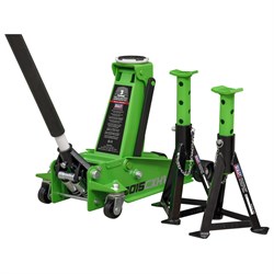 Trolley Jack 3Ton + Axle Stands 3015CXHV Sealey