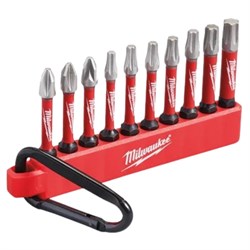 Bit Set 10pc Shockwave 4932480941 Milwaukee