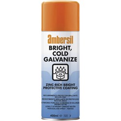 Paint Spray Bright Cold Galv 400ml 1030536 Amber