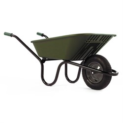 Wheelbarrow 90Ltr Green Poly 5000GG Haemmerlin