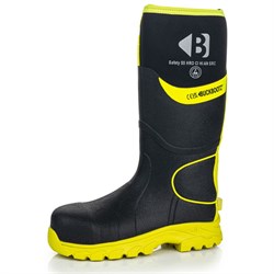 Buckbootz BBZ8000BKYL S5 SRC Safety Wellington Boots