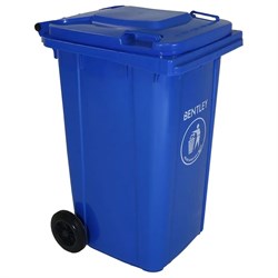 Wheelie Bin Plastic 240Ltr Blue