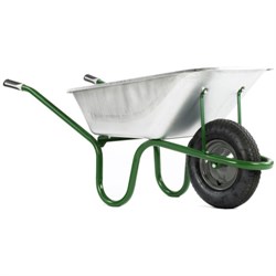Wheelbarrow 120Ltr Galv Pneu 108G Haemmerlin