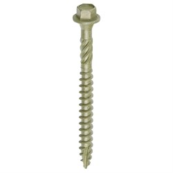 Frame Screw Timber Hex Green 6.7x75 (Box 50)