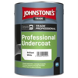 Paint Undercoat Br White 5Ltr Profess Johnstone