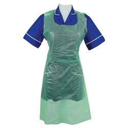 Apron Disp Green 27x42
