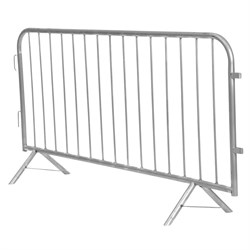 Pedestrian Barrier Fixed Feet 2.3 x 1.1Mtr Galv