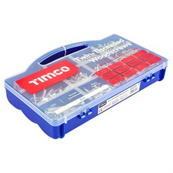 Woodscrew Assorted Csk Pozi BZP 1140pc