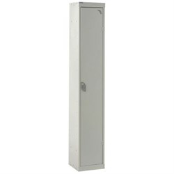Staff Locker Single Comp Grey 300x300x1800 QMP