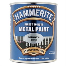 Metal Paint Smooth Silve 750ml 5092808 Hammerite