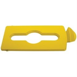 Lid Bin Mixed Recycling Yellow Slim Jim CB501-Y