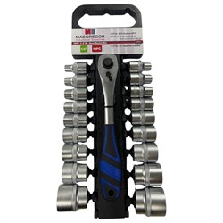 Socket Set 1/2"SD 19pc 8-32mm HS004213 MIS