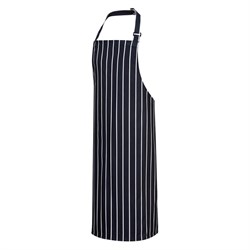 Butcher Apron Navy White Stripe S839