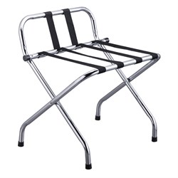 Luggage Rack Luxury with Back Chrome (Fold Away)