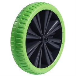 Wheelbarrow Wheel 390mm Punct Free Green/Black