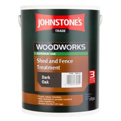 Shed and Fence Treatment Woodwork 5Ltr Dark Oak