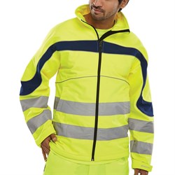 Beeswift ET40 Eton Hi-Vis Softshell Jacket