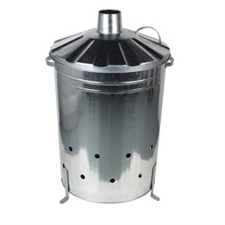 Incinerator Galvanised Euro c/w Lid 9051 393810