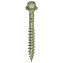 Frame Screw Timber Hex Green 6.7x60 (Box 50)