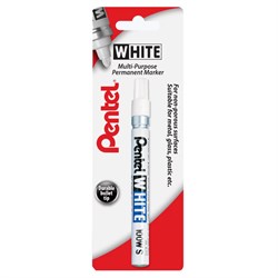 Marker White X100WS Fine Tip Pentel