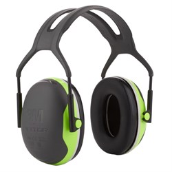 Earmuff Headband Peltor Green X4A SNR33 3M