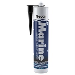 Marine Silicone Sealant 310ml Black Geocel