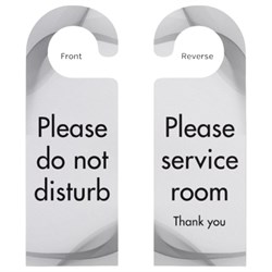 Door Hanger Hotel Do Not Disturb (Pkt10) DH008