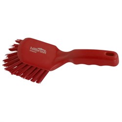 Brush Churn Short Handle Stiff Red D4R Hill