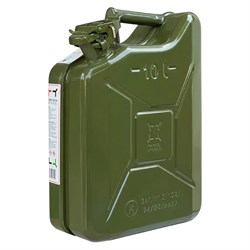 Jerry Can Metal 10Ltr Green JC10 Green