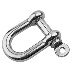Shackle D 6mm BZP (Pkt2) CD02006