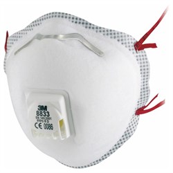 Respirator Disp FFP3 8833 3M