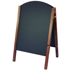 Blackboard Curved Top A- Board Oak 1100x66mm RCAB