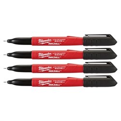 Marker Pen INKZALL Fine 4Pc 48223154 Milwaukee