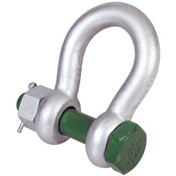 Shackle Bow 4.75T Green Safety Pin SH0055