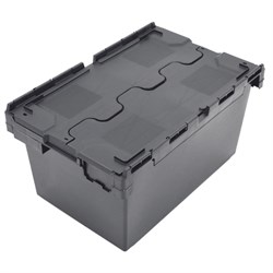 Container Hinged Lid Plastic 80Ltr Exporta