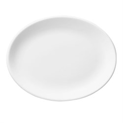 Plate Oval 30x24cm Simpl White EC0007 DPS
