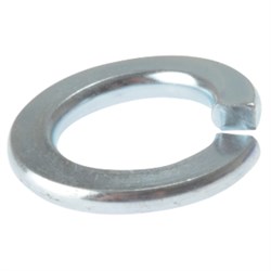 Spring Washer BZP M8 Sq Section (Bag of 100)