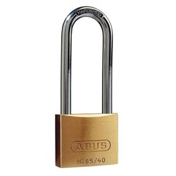 Padlock Brass 50mm L/S 65/50HB80 C Abus