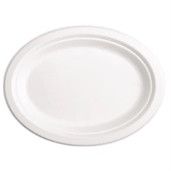 Plate Oval Recycled 10