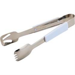 Buffet Tongs Plastic Handle White Genware