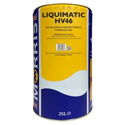 Hydraulic Oil Liquimatic HV46 25Ltr Morris