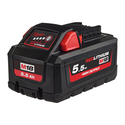 Battery M18 18v 5.5ah H/Out HB5.5 Milwaukee
