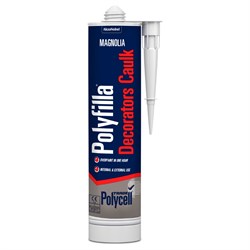 Decorators Caulk 380ml Magnolia Polyfilla