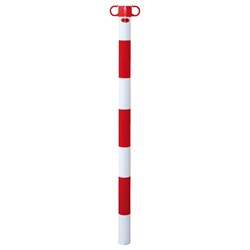 Chain Support Post with Cap Red/White JSP