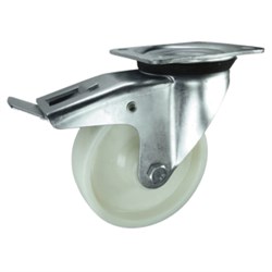 Castor 100mm Nylon Sw/Brak 422NYBSWB Varley