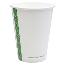 Cup 12oz White Hot (1000) LV-12 Vegware