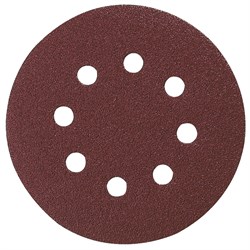 Disc Sanding 125mm P240 8H Velcro Pkt10 P-43599