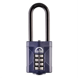Padlock Combi 50mm L/Shackl CP50/2.5 Squire
