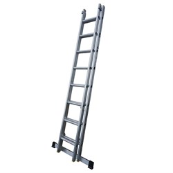 Ladder 2Section Alu 4.4- 7.8Mtr Trade NELT245 Lyt