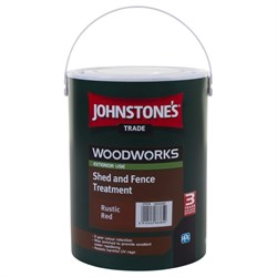Shed and Fence Treatment Woodwork 5Ltr Rustic Red